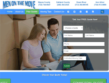 Tablet Screenshot of michiganmovers.com